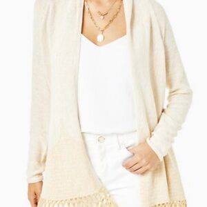 Lilly Pulitzer Cream Cardigan